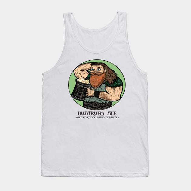 Dwarven Ale Tank Top by JaxRuan